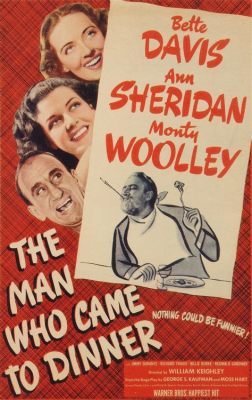 The Man Who Came to Dinner!  A Witty Classic Featuring Bette Davis and Monty Woolley